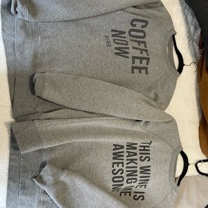 Brunette the label crew neck sweaters. Selling together. Never worn.